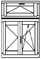 Trojkřídlové okno (typ 2)
